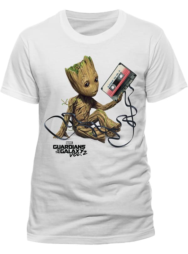 Guardians of The Galaxy Groot & Tape T-shirt til mænd
