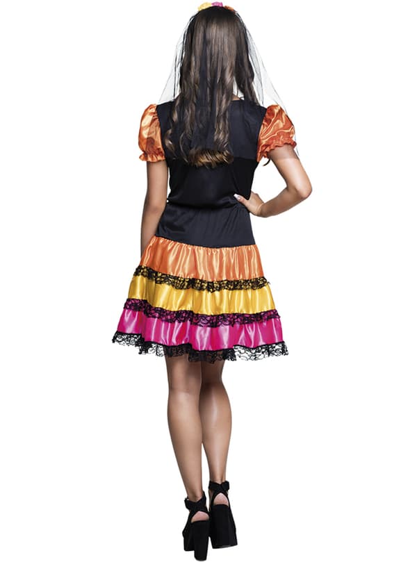 Catrina Day of the Dead kostyme til teenagers