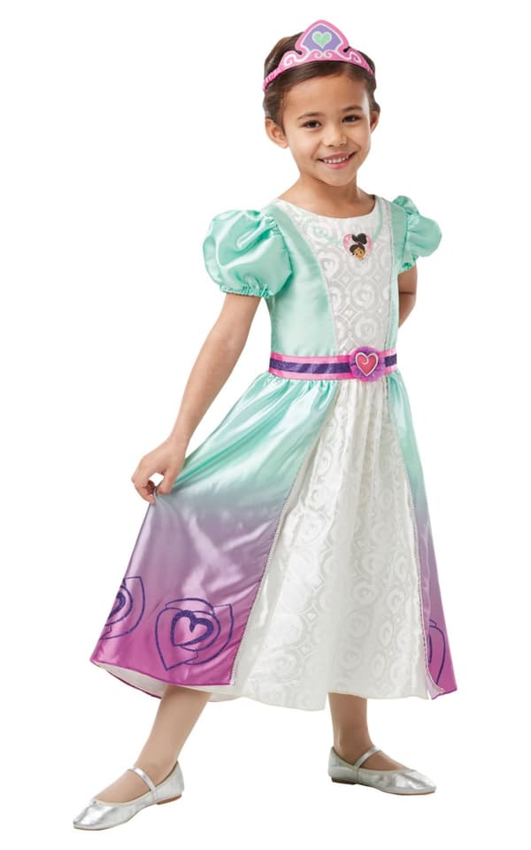 Maskeraddräkt Nella deluxe barn - Nella En Modig Prinsessa
