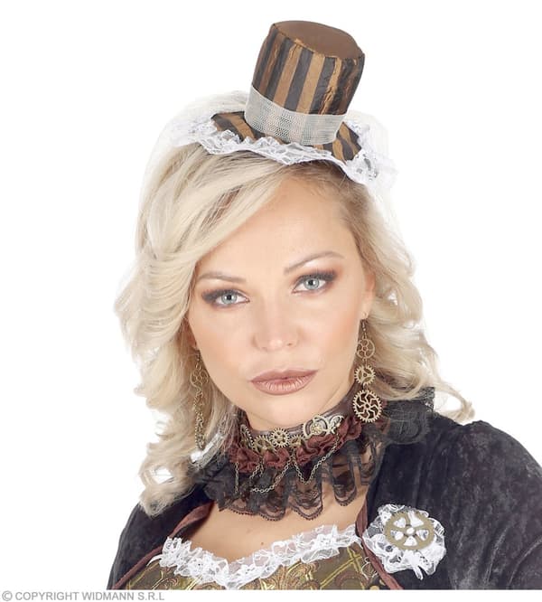 Steampunk metalliske øreringe