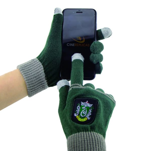 Slytherin hatt och handskar set för barn - Harry Potter
