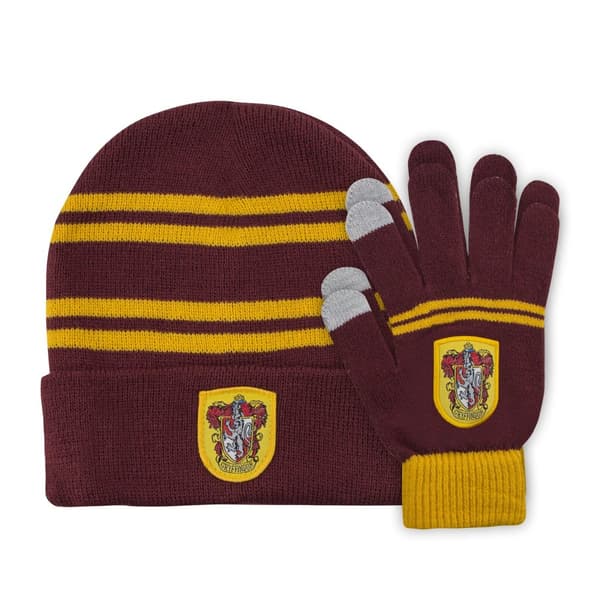 Harry Potter Gryffindor hat og handske sæt til børn