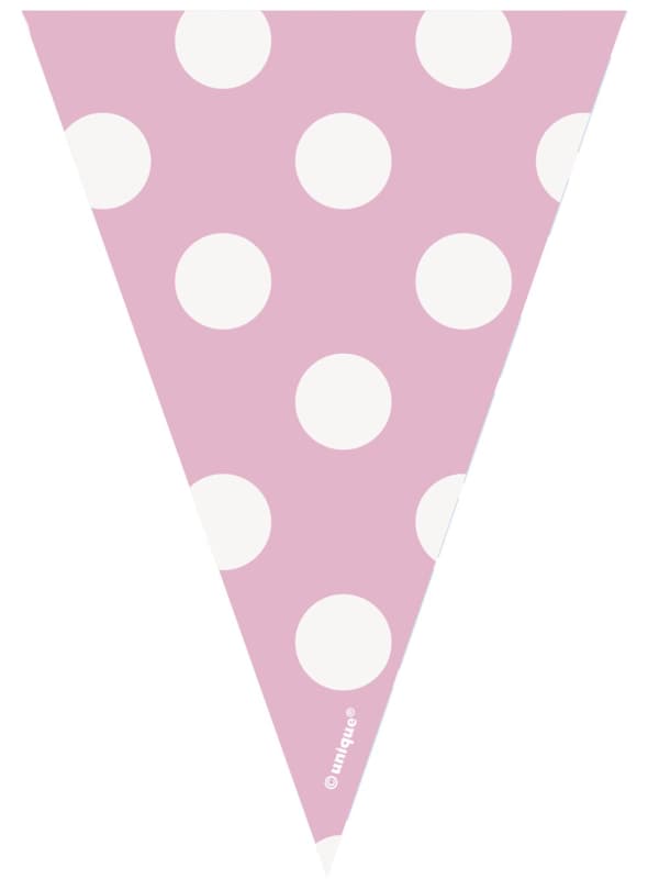 Set 1a födelsedag rosa och vit