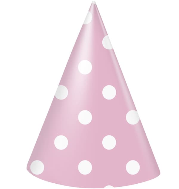Set 1a födelsedag rosa och vit