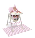 Miniatyrbild 1 av 6: Set 1a födelsedag rosa och vit