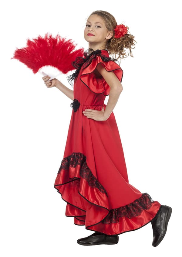Carmen the Sevillian kostume til piger