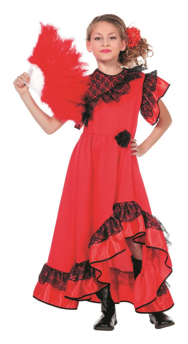 Carmen the Sevillian kostume til piger