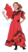 Miniatyrbillede 4 af 6: Carmen the Sevillian kostume til piger