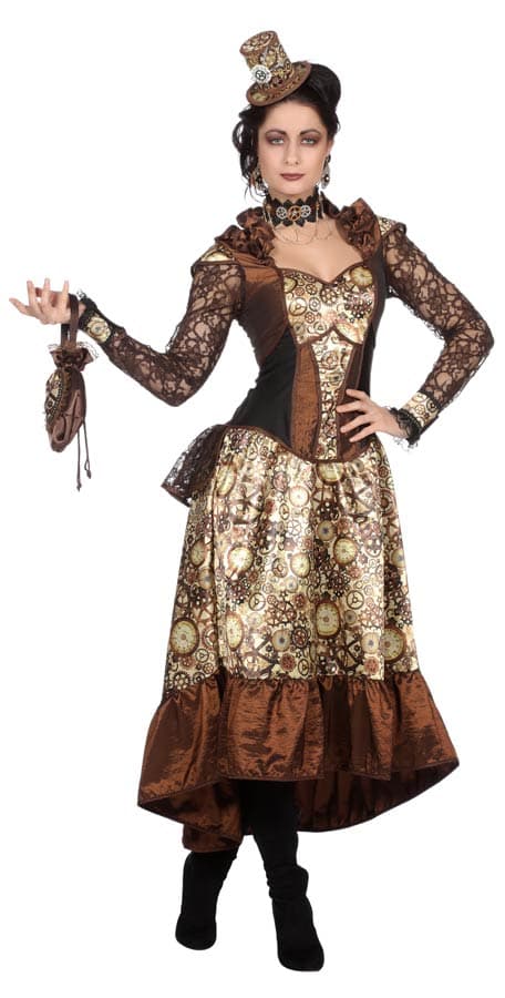 Deluxe Steampunk kostyme til dame