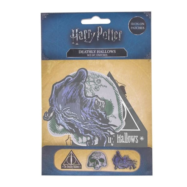 Set med 3 Deathly Hallows märken - Harry Potter