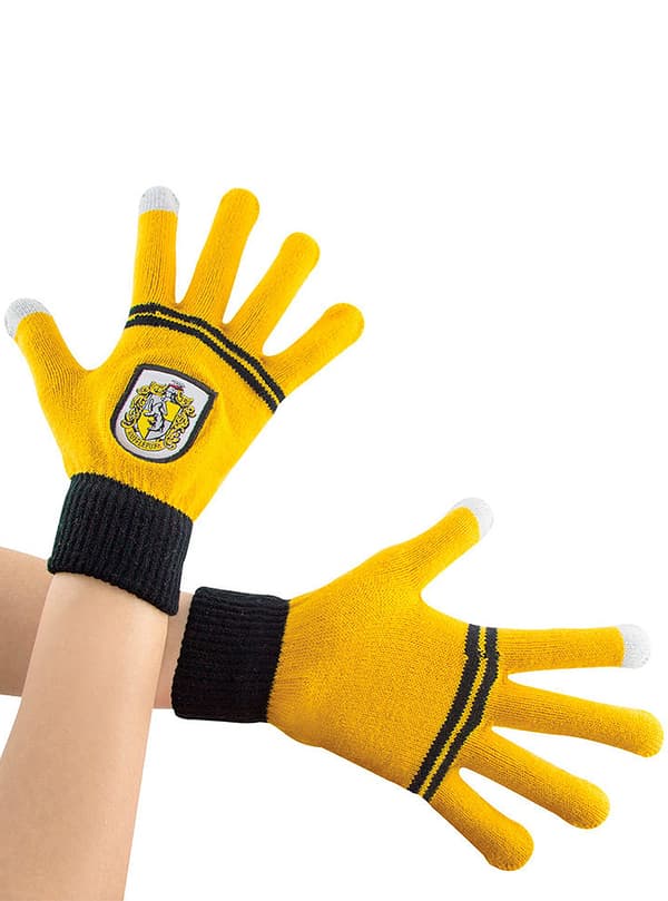Hufflepuff taktilhandskar - Harry Potter