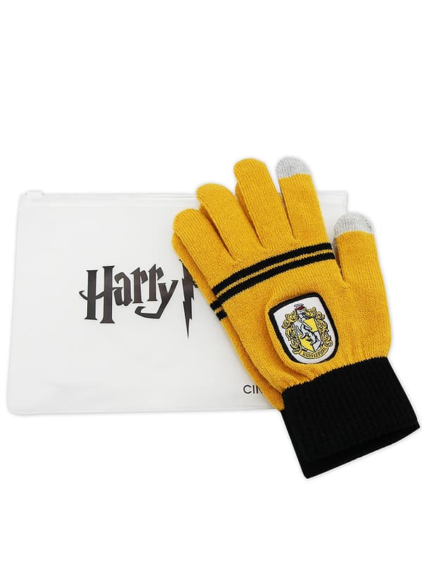 Hufflepuff taktilhandskar - Harry Potter