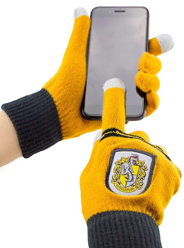 Hufflepuff taktilhandskar - Harry Potter