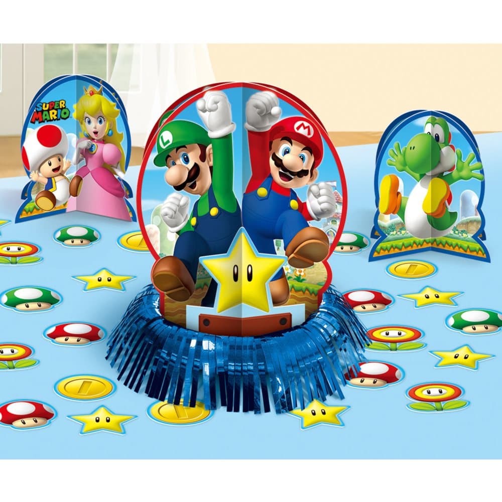 Set med bordsdekoration Super Mario Bros