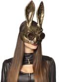 Miniatyrbilde 2 av 2: Steampunk kanin øyemaske