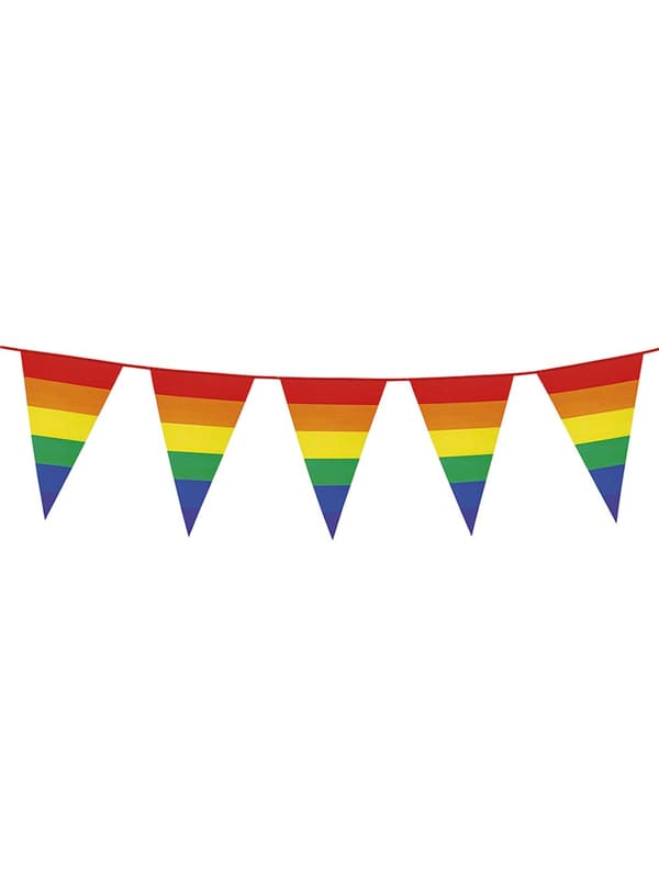 Banner girlander med regnbue