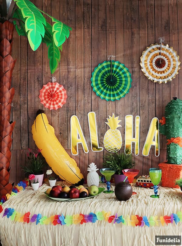 Aloha vegg dekorasjonssett