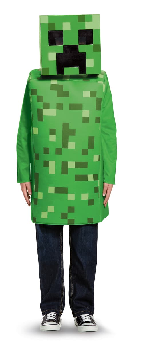 Minecraft Creeper Kostyme for barn