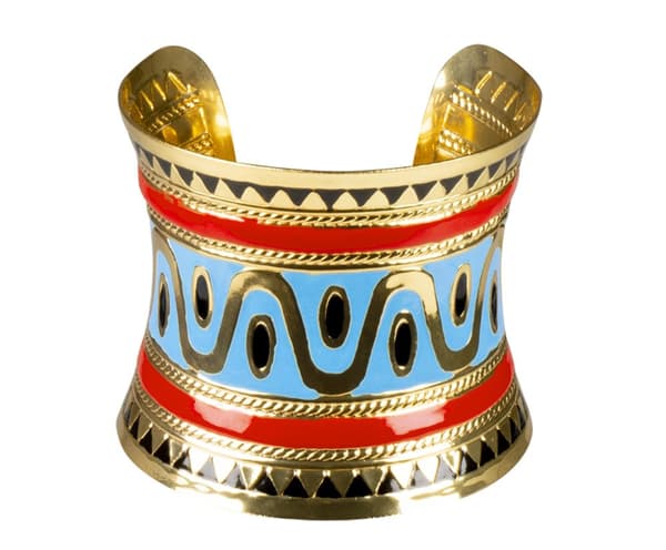 Cleopatra bracelet with egyptian drawings