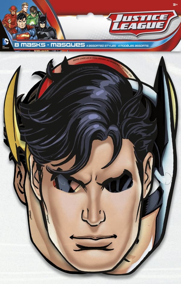 8 forskellige Justice League masker