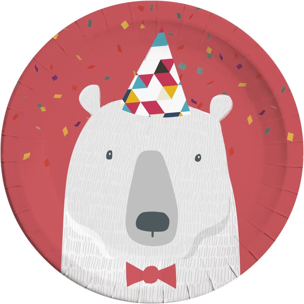 8 stora tallrikar Arctic (23 cm)