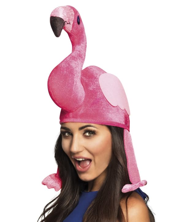 Hatt flamingo för vuxen