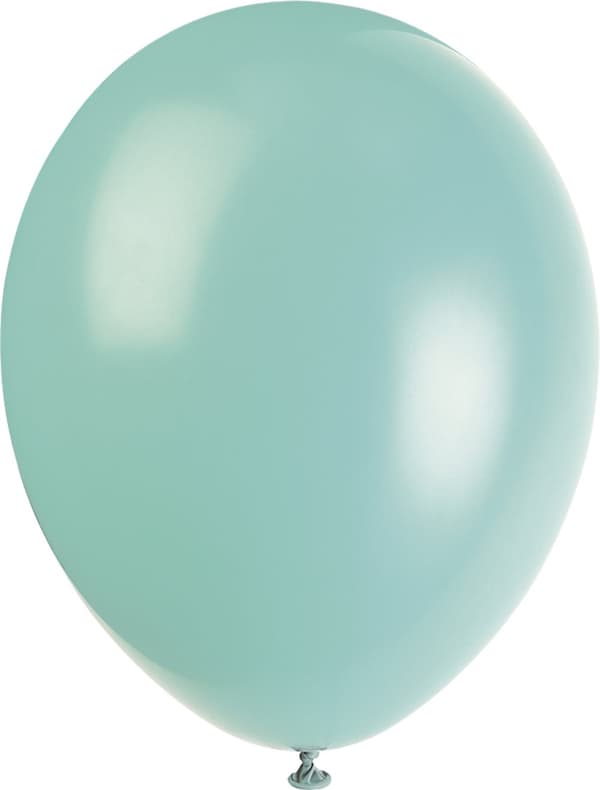 Sæt af 10 assorterede ballonner i pastel farver- Basale farver linje
