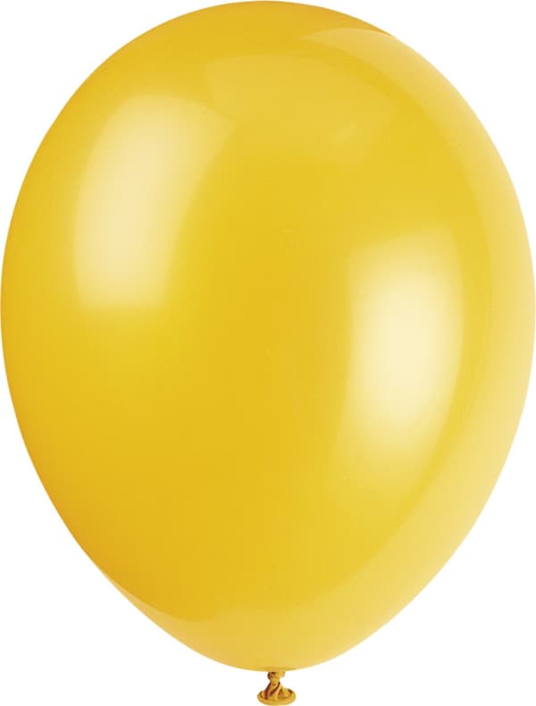 Sæt af 10 assorterede ballonner i pastel farver- Basale farver linje