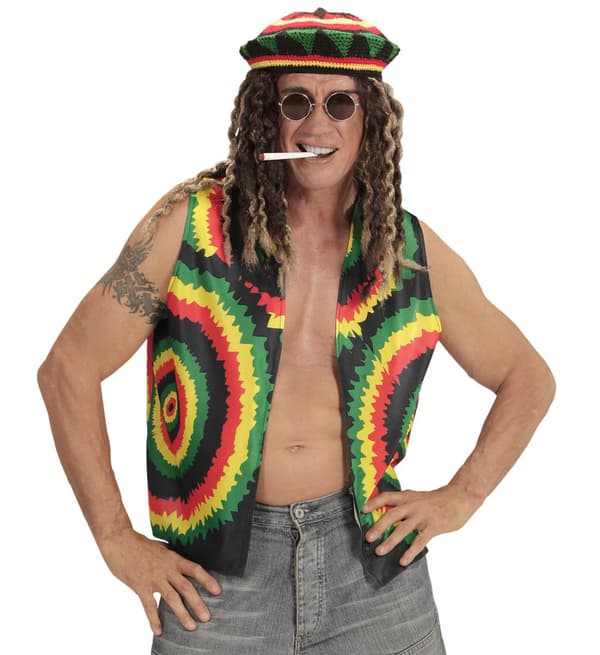 Jamaica Rastafari kostyme for voksne