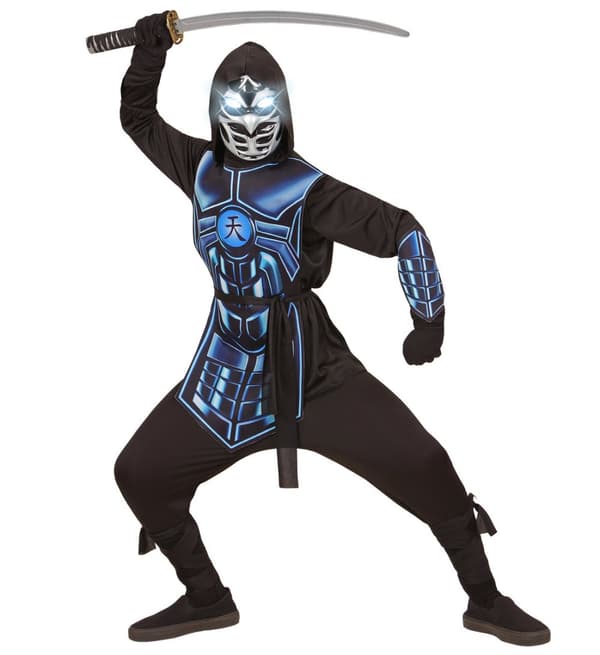 Lasten sininen Ninja-asu
