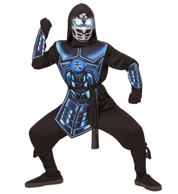 Lasten sininen Ninja-asu