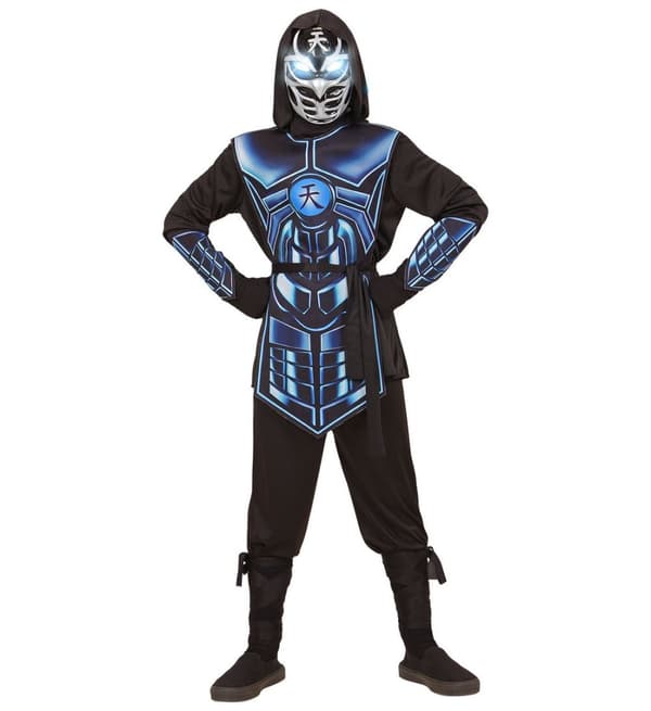 Lasten sininen Ninja-asu