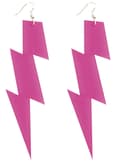 Miniatyrbild 3 av 3: Örhängen blixt rosa dam