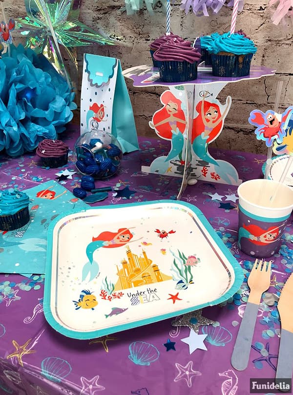 4 godispåsar med lilla Sjöjungfrun - Ariel Under the Sea