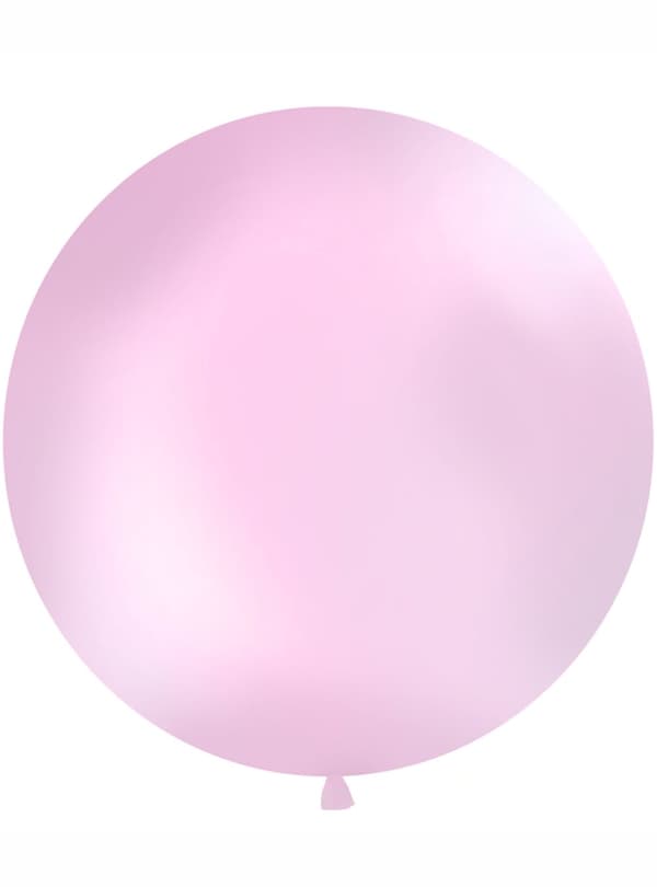 Kæmpe Lys Pink Ballon