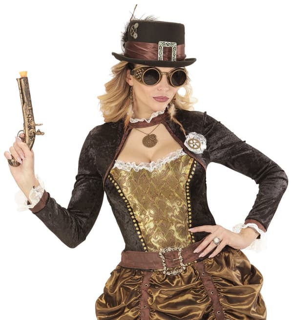 Steampunk ur halskæde