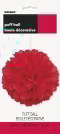 Miniatyrbild 2 av 2: Pompom dekorativ röd - Kollektion Basfärger