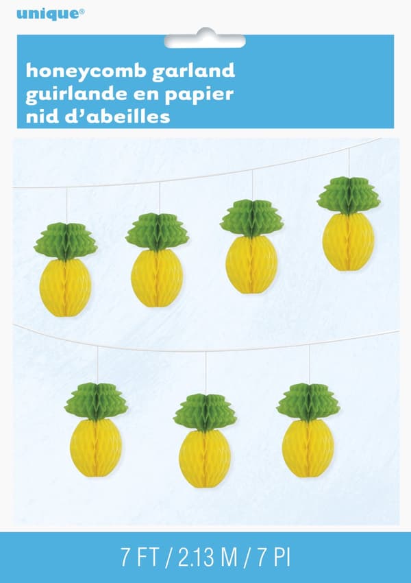 Honning papir ananas guirlande