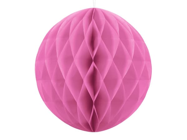 Hängande pappersdekoration rosa 40 cm