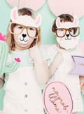 Miniatyrbillede 3 af 6: 5 Photo Booth rekvisitter - Llama Party