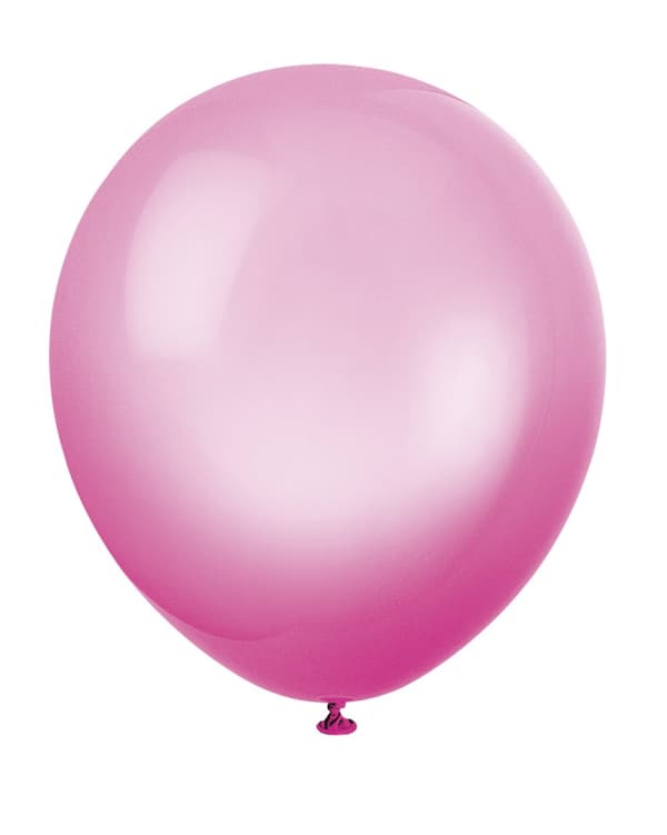 Sæt af 10 assorterede neon ballonner - Basale farver linje