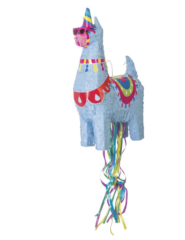 Blå Llama 3D Piñata