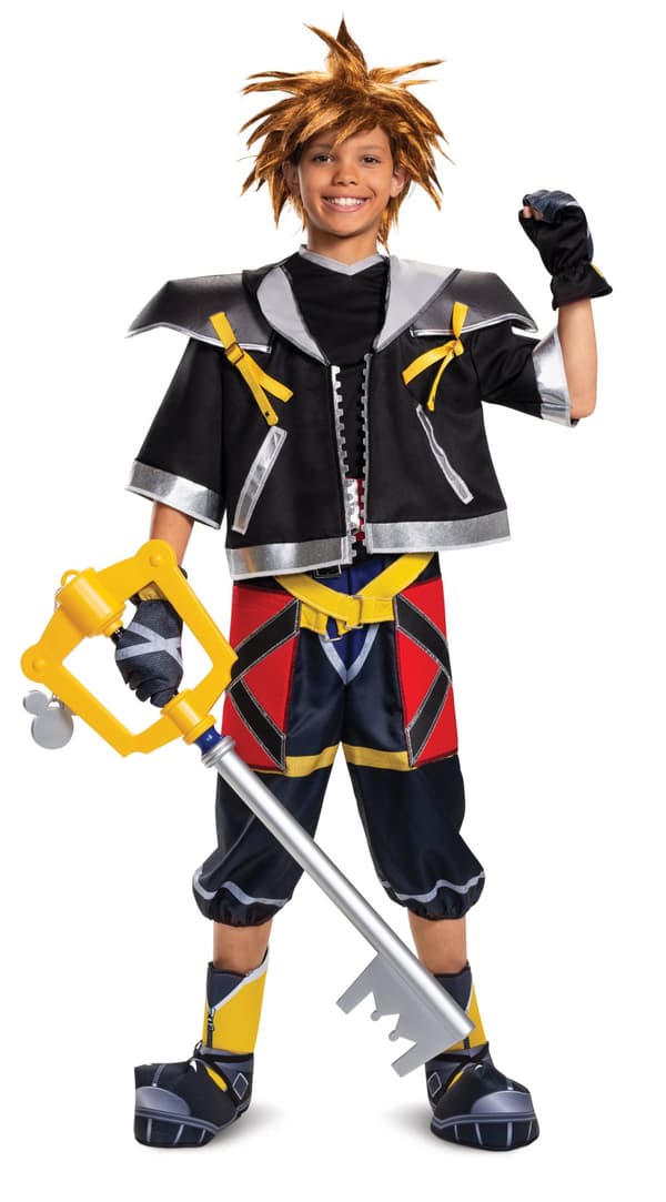 Kingdom Hearts III Sora Classic Deluxe kostume til teenagere