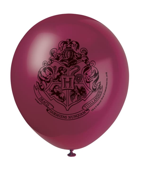 Sett med 8 Assortert Galtvort Hus Ballonger -  Harry Potter
