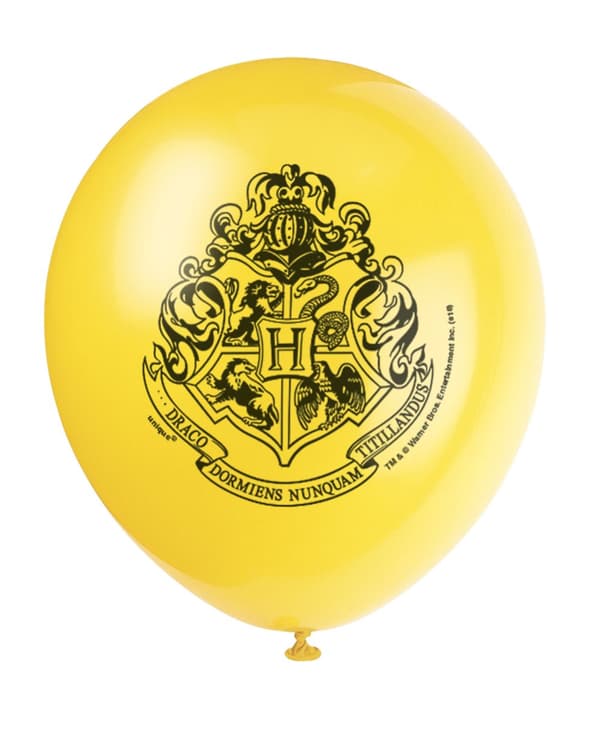 Sett med 8 Assortert Galtvort Hus Ballonger -  Harry Potter