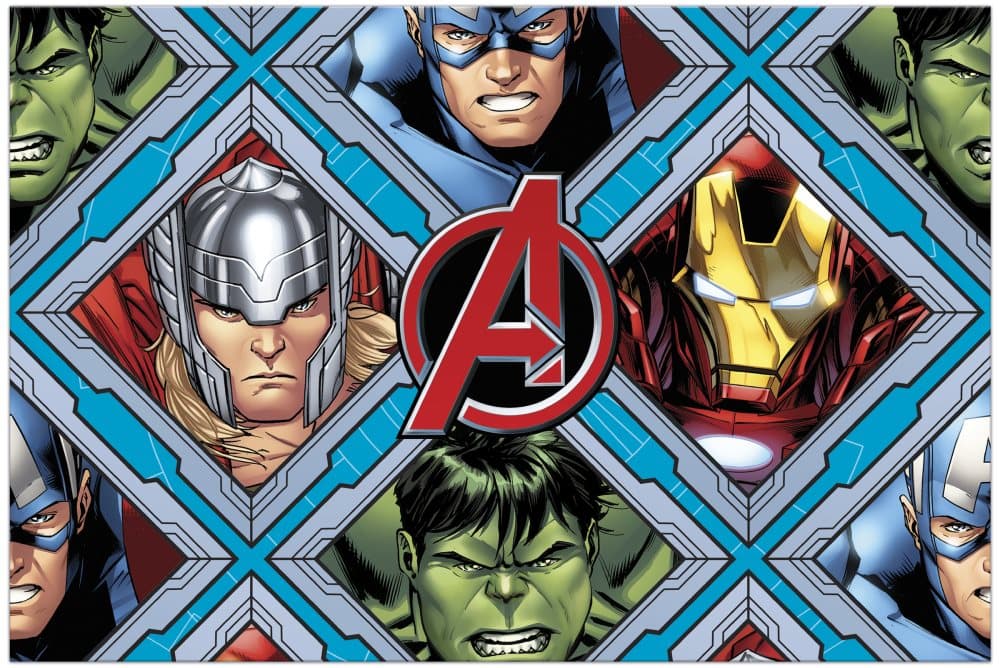 Duk i plast The Avengers Attack