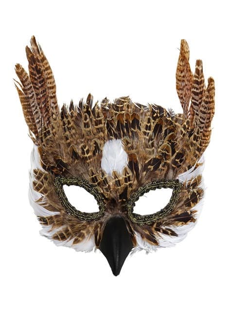 Mask venetiansk uggla för vuxen