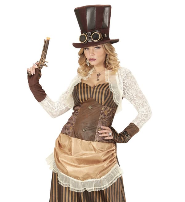Vinge formede steampunk øreringe