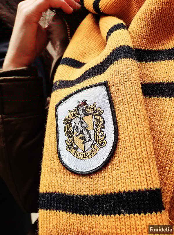 Hufflepuff tørklæde (Officiel Samler replika) - Harry Potter