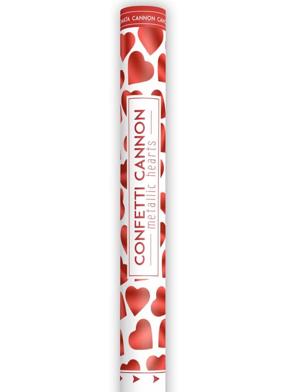 Konfettikanon med hjärtan - Valentine Collection